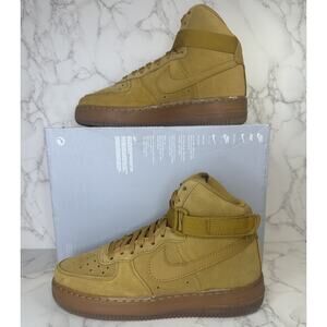 Nike Air Force 1 High LV8 3 GS Wheat Gum Brown CK0262-700 Youth 6.5 Y, Women's 8